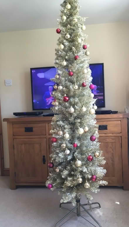 Photo of free Gold Christmas tree (Hitchin) #1