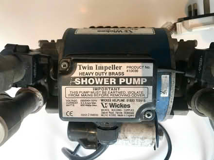 Photo of free Wickes Shower Pump (Queens Park NW6) #2