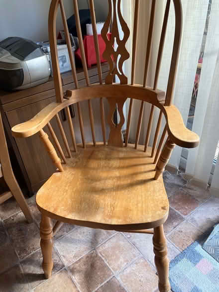 Photo of free Wooden chair (Birch, Essex) #2