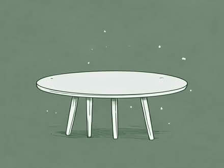 Photo of free circular drop leaf table with 4 stools, (Southsea PO4) #1