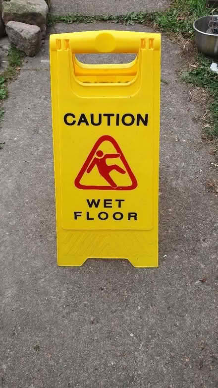 Photo of free Wet floor sign (Bolton CA16) #1