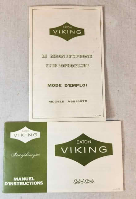 Photo of free MCM Viking Stereophonic Manuals (Danforth and Greenwood) #2