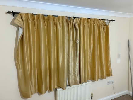 Photo of free Curtain rail and curtains (Newbury RG14) #1