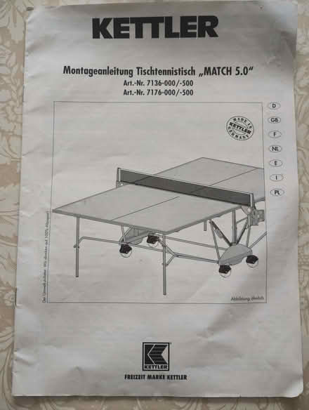 Photo of free Table tennis (Sutton Lane Ends SK11) #1
