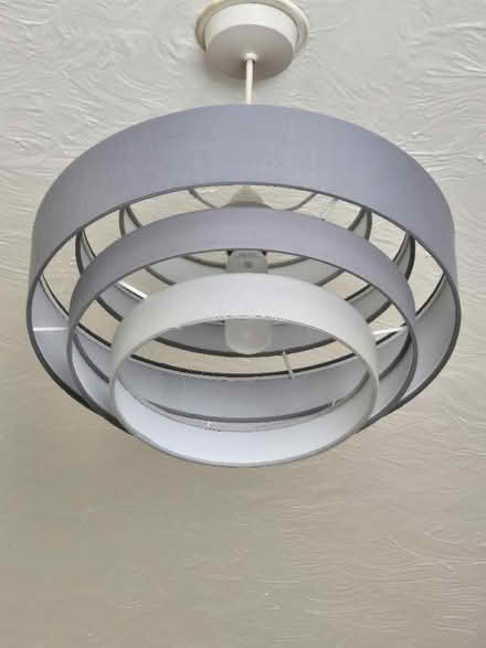 Photo of free Grey triple layer lampshade. (Foxwood YO24) #1
