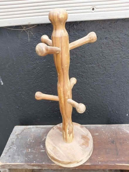 Photo of free Solid wood mug tree needs TLC (Rathfarnham) #2