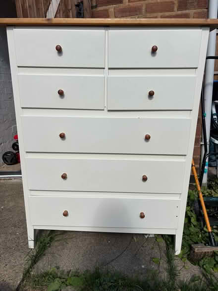 Photo of free Tall Wood Chest of Drawers (Newbold CV21) #1