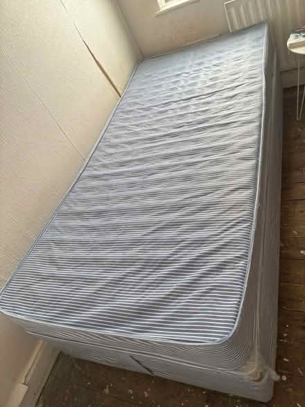 Photo of free Blue single bed (Walkden M28) #1