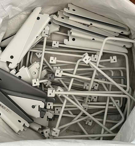 Photo of free Wood shelving/metal supports (2) (Richmond/Barnes SW13) #3