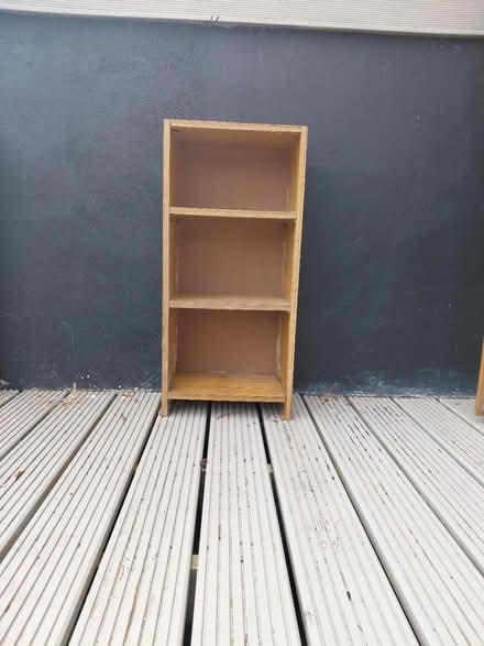 Photo of free Small brown chipboard shelves (Rathfarnham) #2