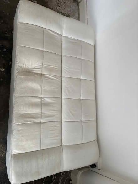 Photo of free White convertible sofa bed (Walkden M28) #2