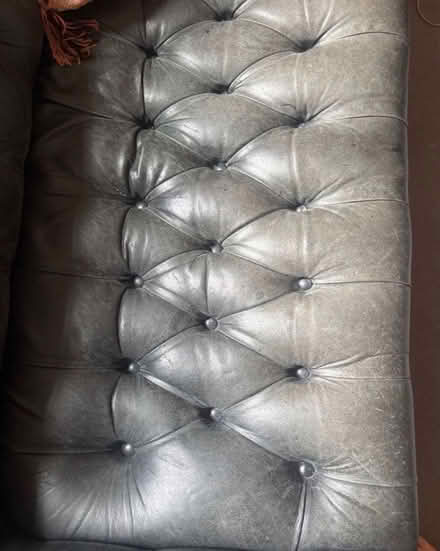 Photo of free Chesterfield Style Faux leather sfa (Borough) #4