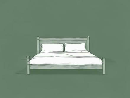 Photo of Double wooden bed frame (Port Talbot SA12) #1