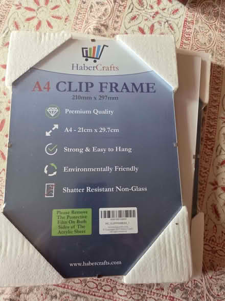 Photo of free 3 A4 clip frames (Higham Hill E17) #1