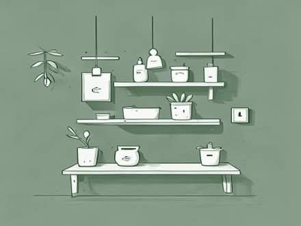 Photo of Wall hangings, shelves and units (Old Whittington S41) #1