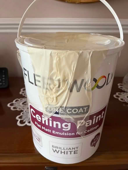 Photo of free Fleetwood ceiling and wall paint (Clonsilla Dublin 15) #1