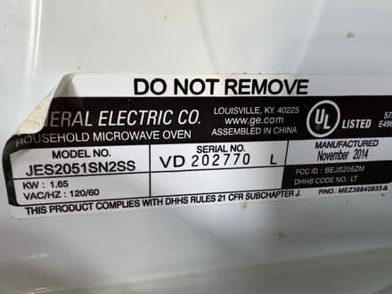 Photo of free Microwave (Ashburn) #3