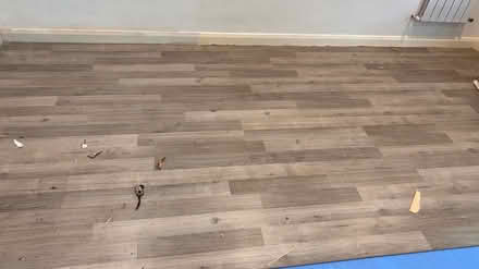 Photo of free Grey wood laminate floor (Ilkeston DE7 DE7) #1