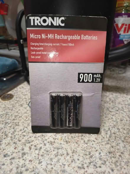Photo of free Rechargeable AAA batteries (Archway N19) #1