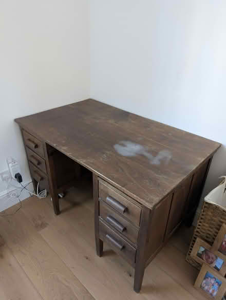Photo of free Antique wooden desk (Ravenscourt Park W6) #2