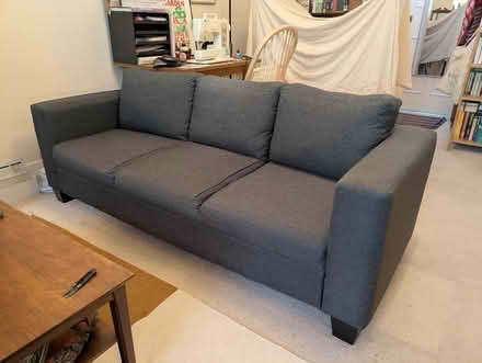 Photo of free Navy 3-seater sofa (Acton W3) #1