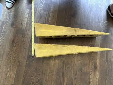 Photo of free Hard plastic ramps for vehicle levelling, App 50cmLx10cmH (Sale Moor M33) #2