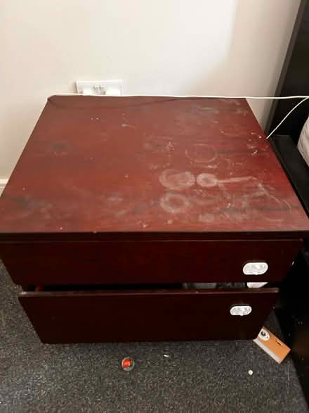 Photo of free 2 bed side tables (Cleeve BS49) #1