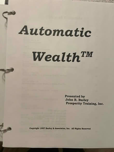 Photo of free Automatic Wealth program (West Billerica) #3