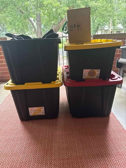 Photo of free Moving blankets, bins, and bands (Near Chautauqua) #3