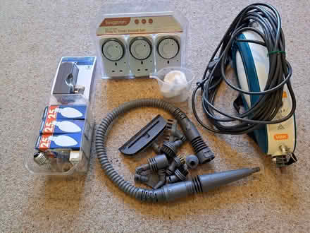 Photo of free Portable steamer, light bulbs, timer sockets and circuit bre (Molesey KT8) #1