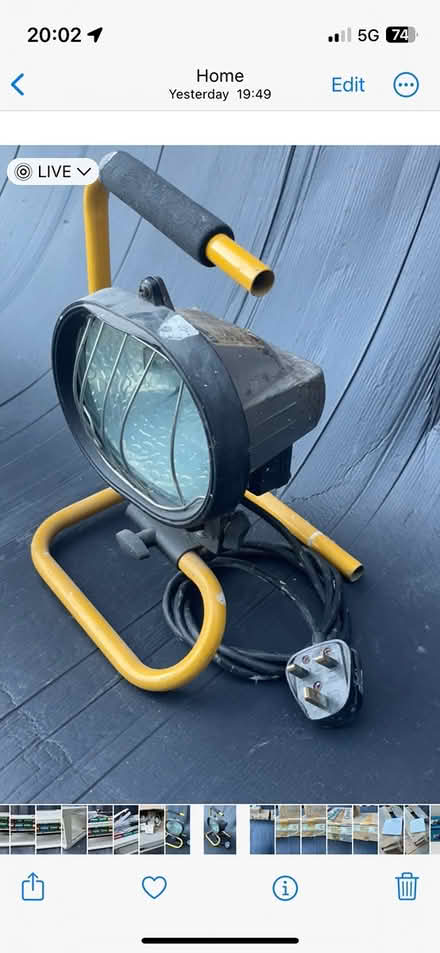 Photo of free Halogen Work Lamp (Worthing BN12) #2