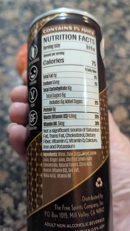 Photo of free 2 Nonalcoholic Ginger Mule beverage (North Cambridge) #2