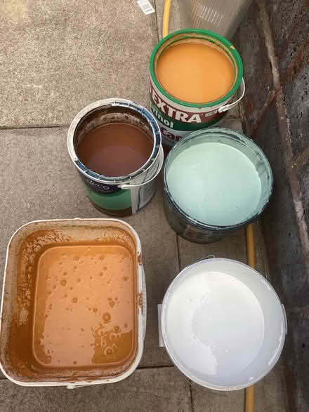 Photo of free Part used tins Fence Paint etc (LE2 Aylestone Leicester) #3