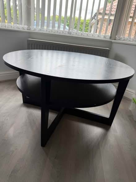 Photo of free Black round coffee table (Merry Hill WD23) #1