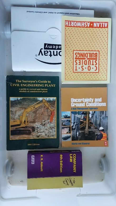 Photo of free Civil engineering and business books (Hertford Heath SG13) #1