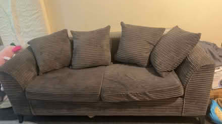 Photo of free Two seater sofa & 4 cushions (BD1) #1