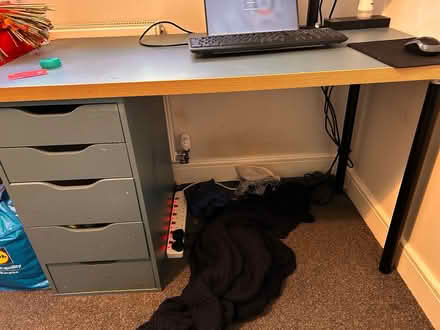 Photo of free Office desk - green (Cleeve BS49) #1