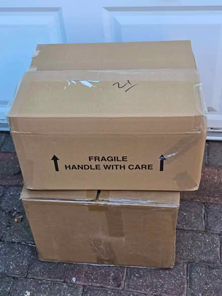 Photo of free Sturdy cardboard boxes suitable for moving (Waterlooville PO7) #1