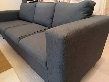 Photo of free Navy 3-seater sofa (Acton W3) #2