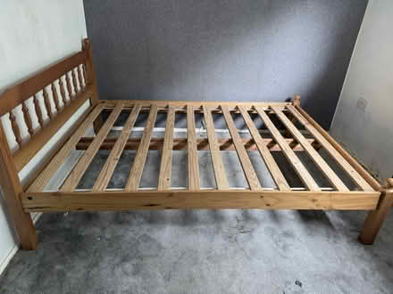 Photo of free Double bed frame (Keighley) #1