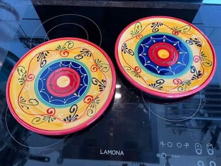 Photo of free Two Spanish Dinner plates (Malvern WR14) #1