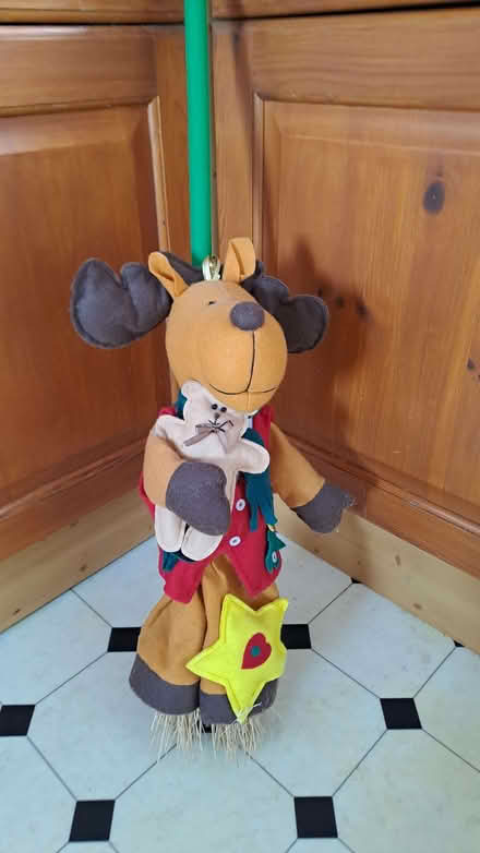 Photo of free Cute Christmas/New Year lucky reindeer broom. (Sherrard's Green WR14) #1