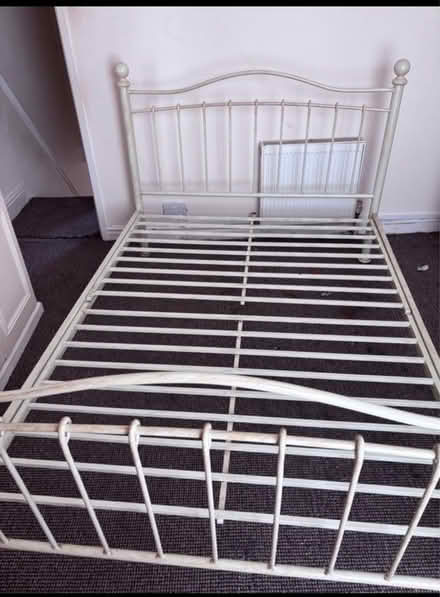 Photo of free Metal double bed frame (L8, the Bread Streets, Dingle.) #1