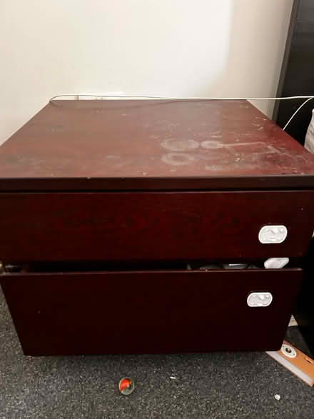 Photo of free 2 bed side tables (Cleeve BS49) #2