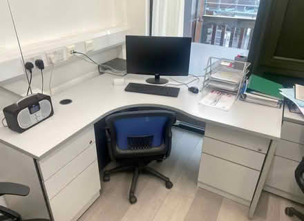 Photo of free Corner Office Desk With Drawers (Greenwich SE10) #1