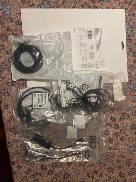 Photo of free Computer adapters & privacy screen (Metro Center) #1
