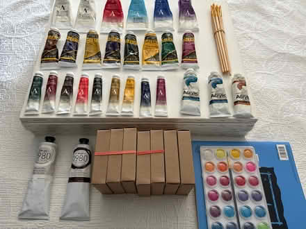Photo of free Art supplies lot (Framingham) #1