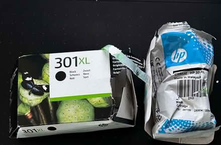 Photo of free 2 x HP 301XL black printer ink (Bathwick BA2) #1