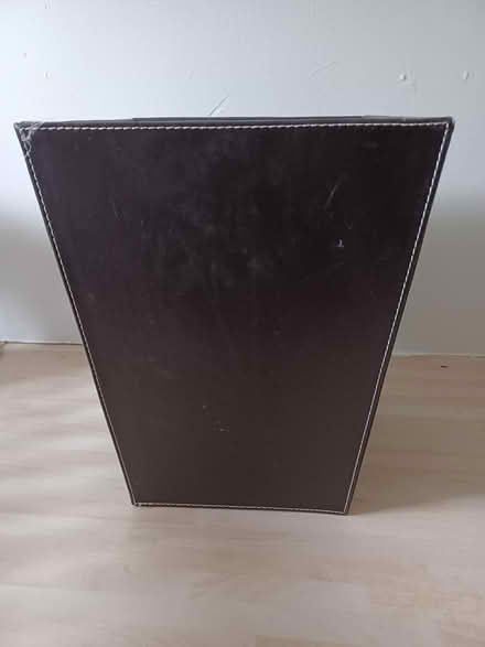 Photo of free Leather effect bin (Belper Town centre) #1