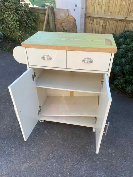 Photo of free Cream kitchen trolley cupboard (Sidley TN39) #3